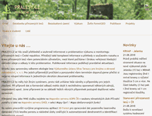 Tablet Screenshot of pralesy.cz